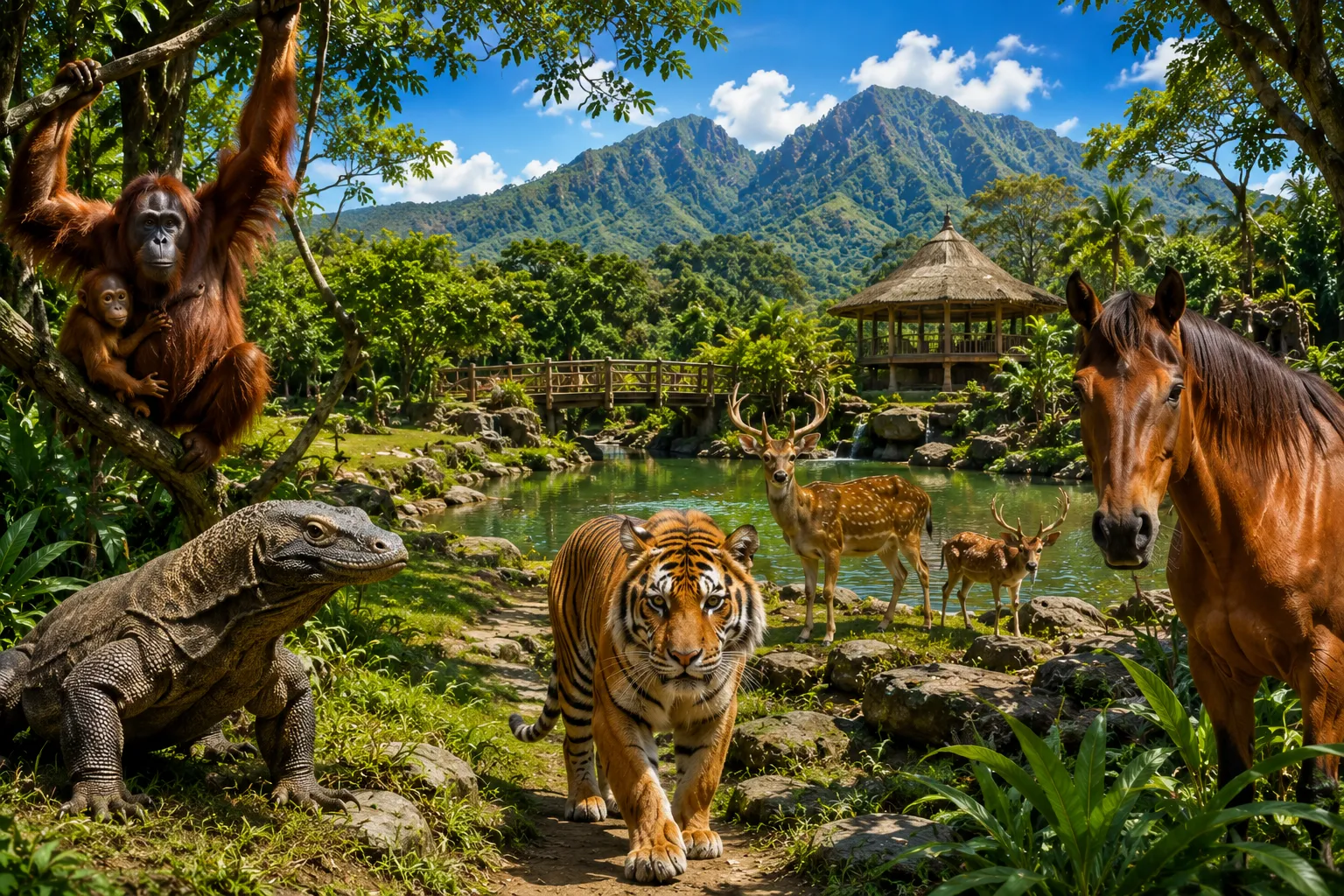 Lombok Wildlife Park Tour