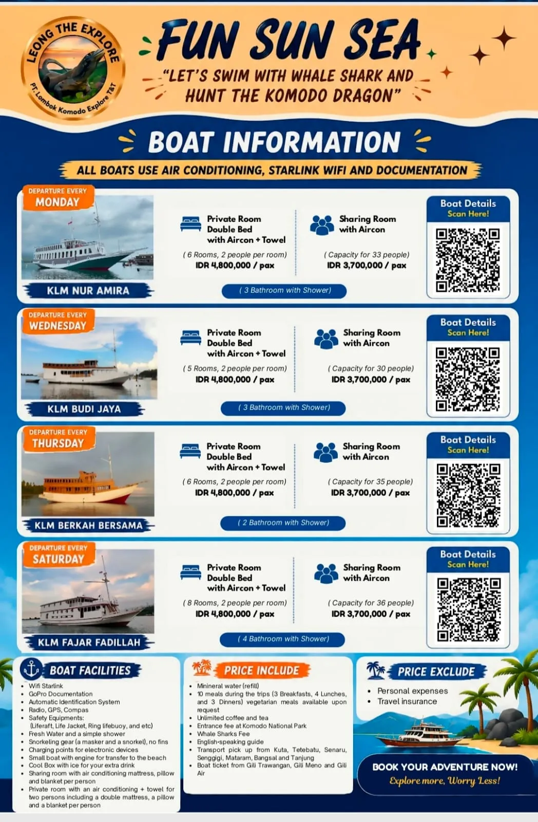 Komodo & Whale Shark 4D3N Expedition