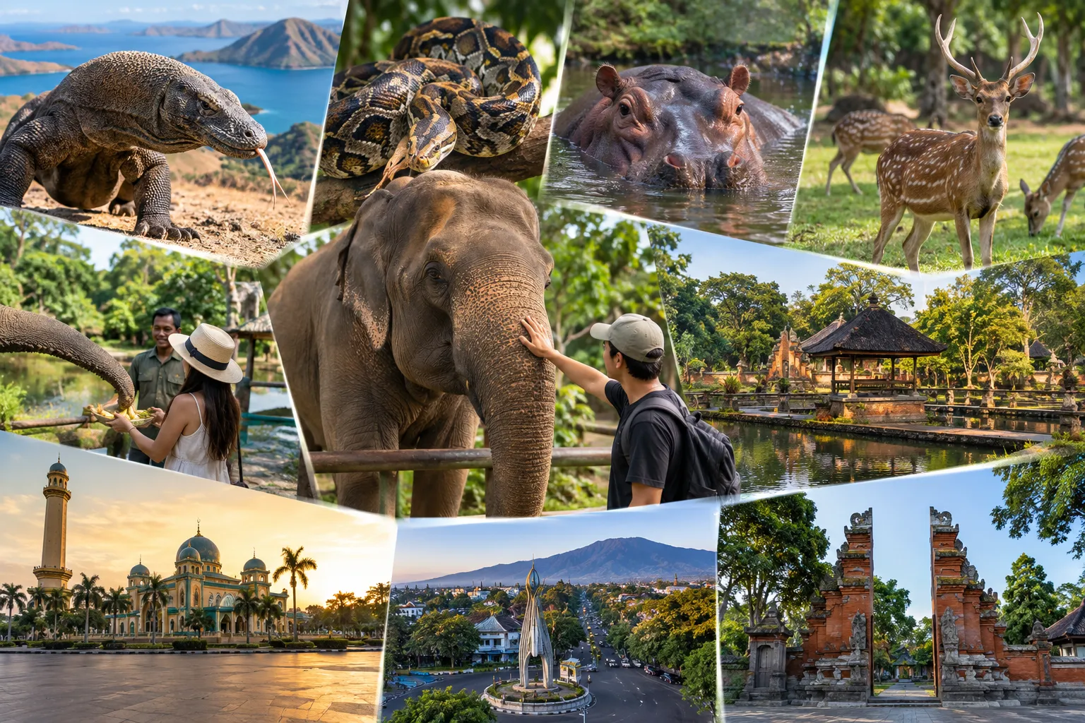 Lombok Wildlife Park & Mataram City Tour